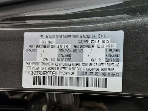 Used 2023 MAZDA MAZDA3 s image 12