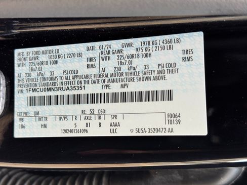 Used 2024 Ford Escape ST-Line w/ Tech Pack #1 FWD image 42