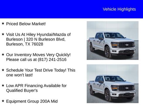 Used 2025 Ford F150 STX w/ Equipment Group 200A image 10