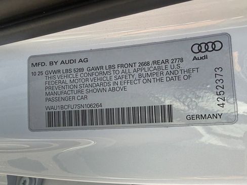 Used 2025 Audi A5 2.0T Premium w/ Convenience Package AWD/4WD image 53