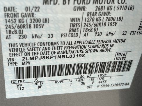 Certified 2022 Lincoln Nautilus Reserve image 34