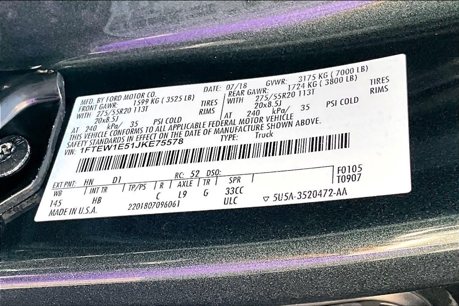 Used 2018 Ford F150 Lariat AWD/4WD image 34