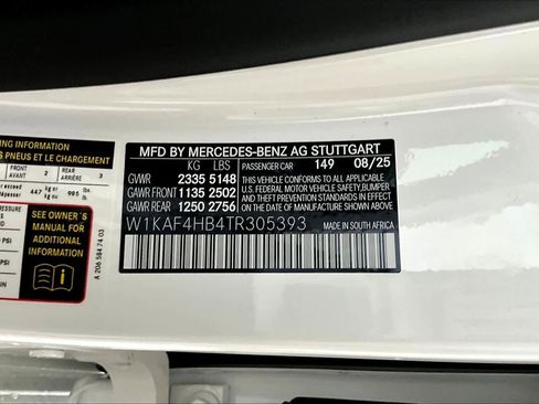 New 2026 Mercedes-Benz C 300 4MATIC Sedan image 13