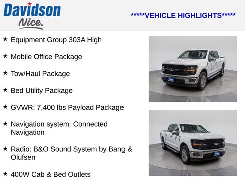 Used 2024 Ford F150 XLT w/ Equipment Group 303A High AWD/4WD image 4