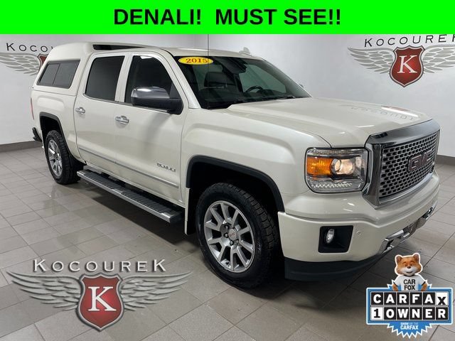Used 2015 GMC Sierra 1500 Denali w/ Driver Alert Package AWD/4WD 360° Tour