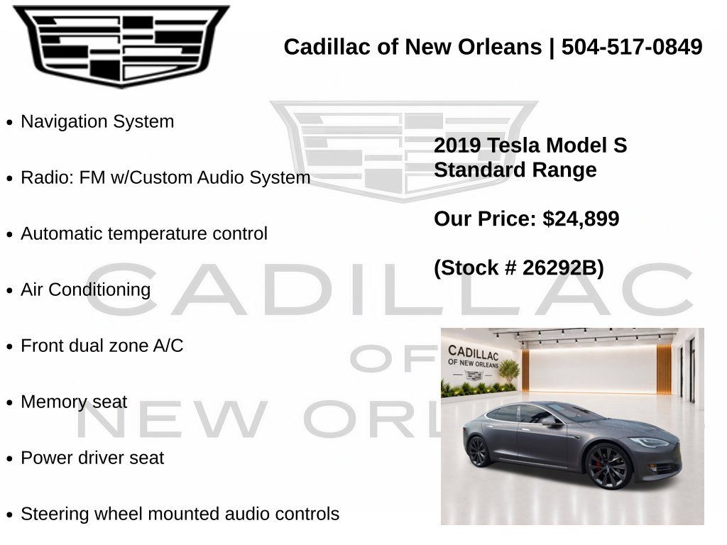Used 2019 Tesla Model S Standard Range AWD/4WD image 7