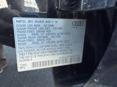 Used 2017 Audi Q7 3.0T Premium Plus w/ Premium Plus Package AWD/4WD image 26