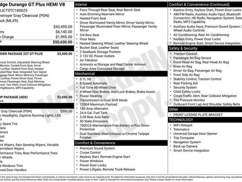 New 2026 Dodge Durango GT image 5