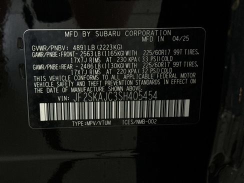 Used 2025 Subaru Forester Wilderness w/ Convenience Package AWD/4WD image 11