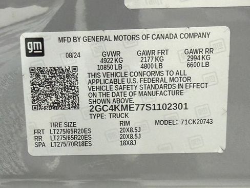 Certified 2025 Chevrolet Silverado 2500 Custom w/ Custom Convenience Package image 13