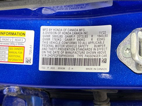 Used 2023 Honda Civic Sport image 29