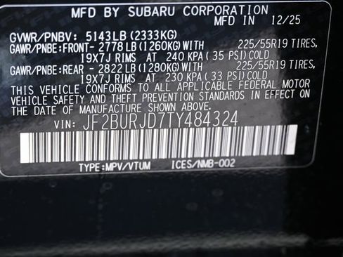 New 2026 Subaru Outback Touring XT image 21