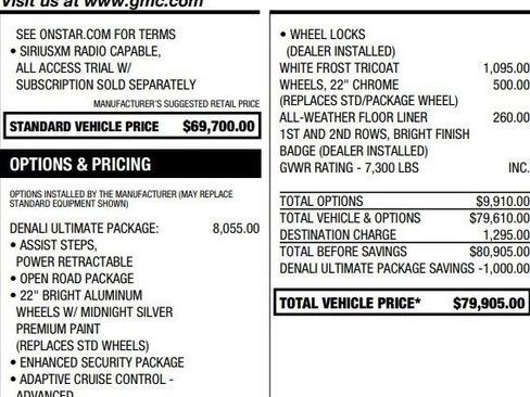 Used 2020 GMC Yukon Denali w/ Denali Ultimate Package image 2