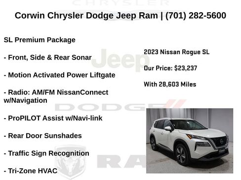 Used 2023 Nissan Rogue SL w/ SL Premium Package image 6