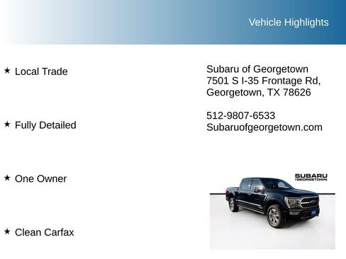 Used 2023 Ford F150 Platinum w/ Equipment Group 701A High image 10