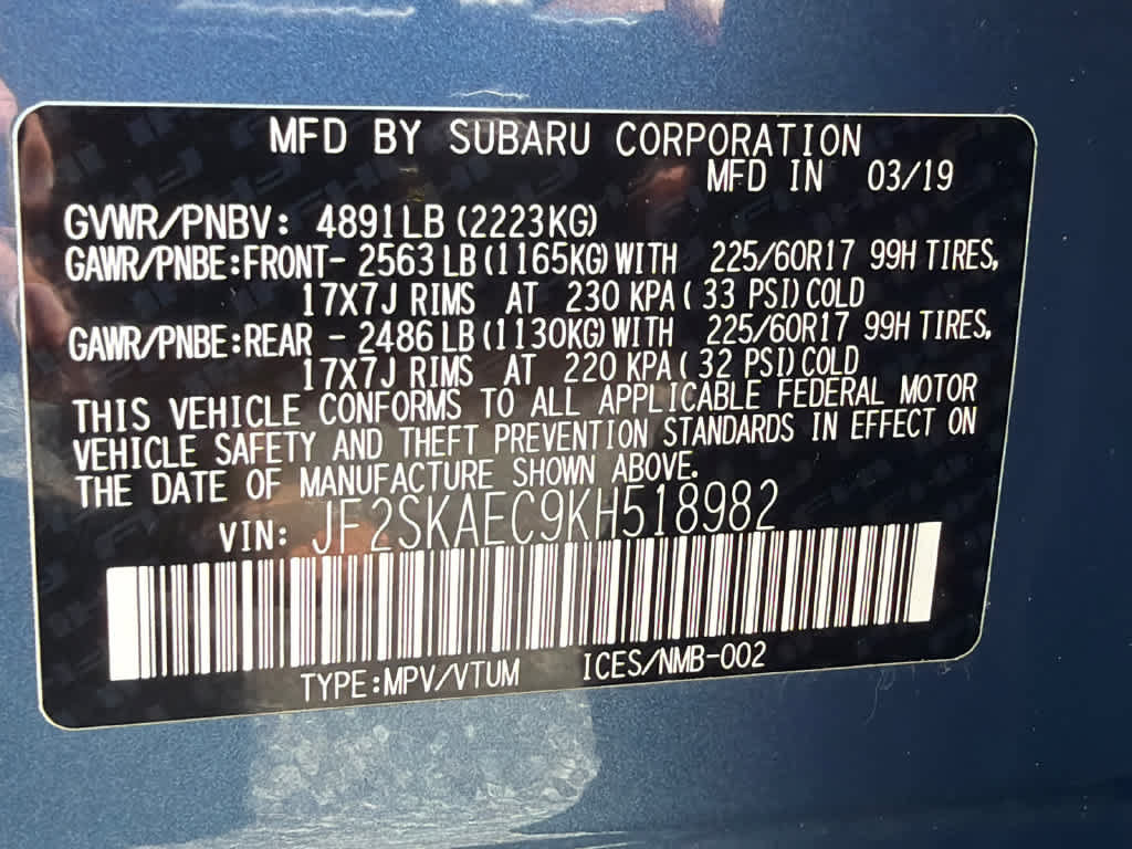 Used 2019 Subaru Forester Premium w/ All-Weather Package AWD/4WD image 38