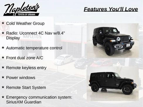Used 2023 Jeep Wrangler Unlimited Sahara w/ Cold Weather Group AWD/4WD image 7