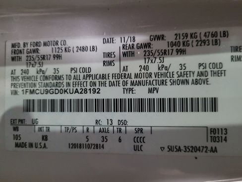 Used 2019 Ford Escape SE AWD/4WD image 33