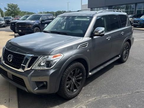 Used 2019 Nissan Armada Platinum w/ Captain's Chairs Package AWD/4WD image 2