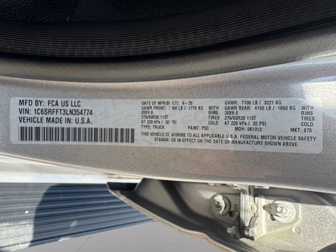 Certified 2020 RAM 1500 Lone Star AWD/4WD image 23