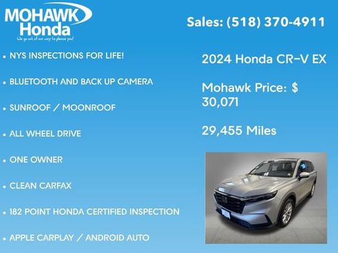 Certified 2024 Honda CR-V EX image 7