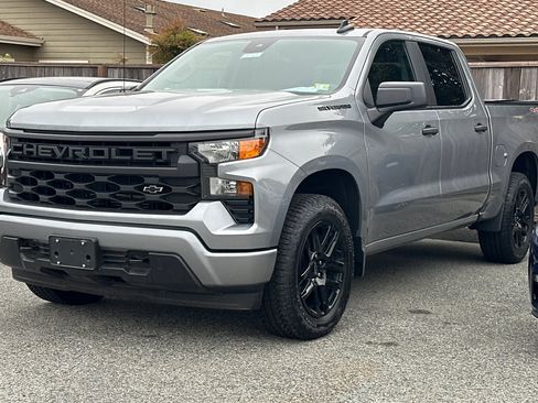 Used 2023 Chevrolet Silverado 1500 Custom w/ LPO, Dark Essentials Package AWD/4WD image 2