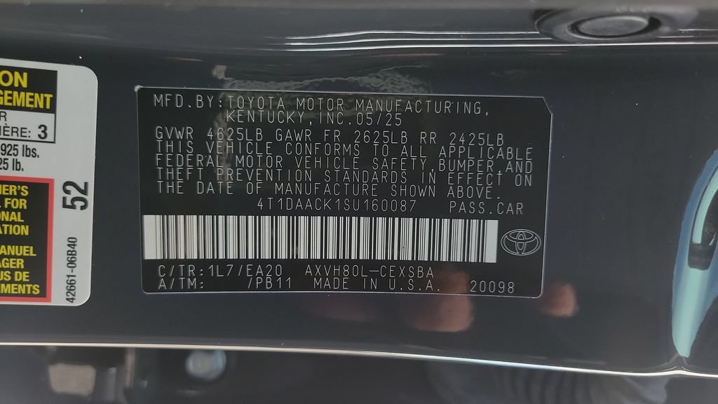 Certified 2025 Toyota Camry SE w/ Convenience Package FWD image 24