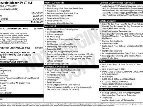 New 2026 Chevrolet Blazer EV LT AWD/4WD image 2