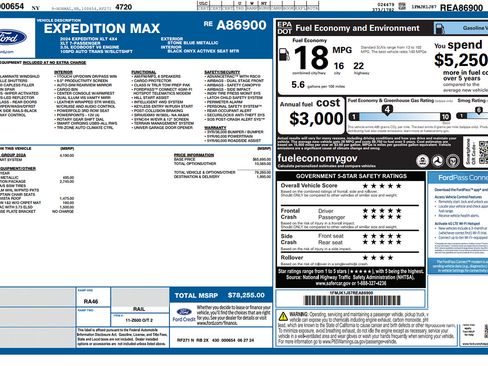 Used 2024 Ford Expedition Max XLT AWD/4WD image 2