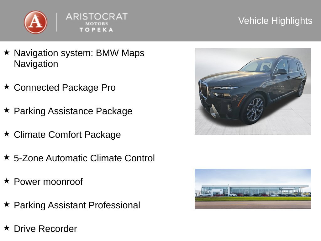 Certified 2025 BMW X7 xDrive40i w/ Climate Comfort Package AWD/4WD image 4