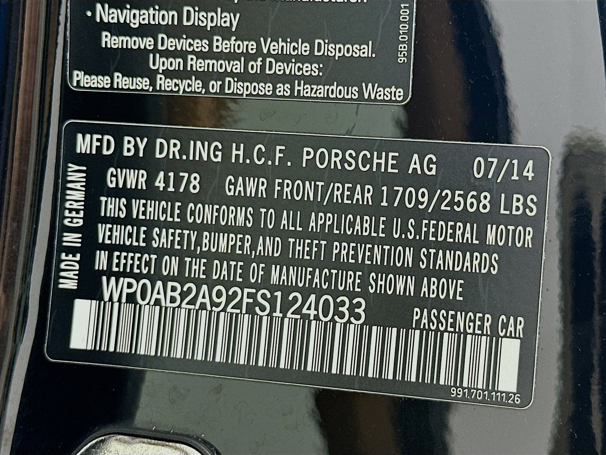 Used 2015 Porsche 911 Carrera 4S AWD/4WD image 18