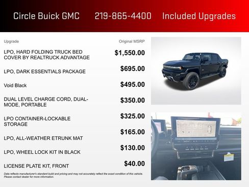 New 2025 GMC Hummer EV 3X w/ LPO, Dark Essentials Package image 3