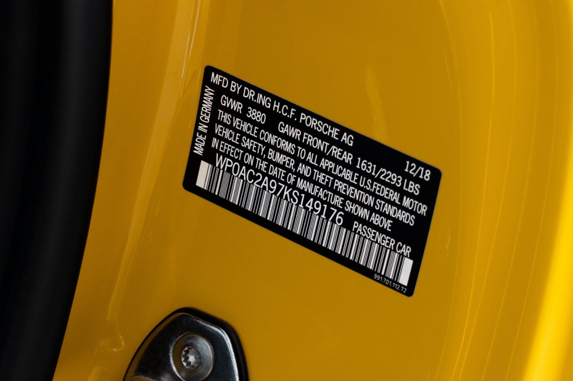 Used 2019 Porsche 911 GT3 RWD image 37