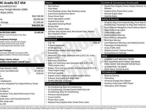 Used 2023 GMC Acadia SLT w/ Elevation Edition image 34