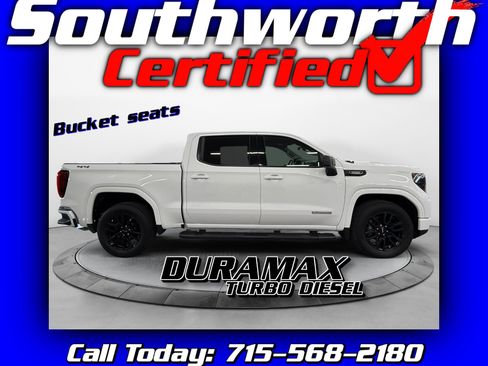 Used 2024 GMC Sierra 1500 Elevation w/ LPO, Elevation Black Package AWD/4WD image 1