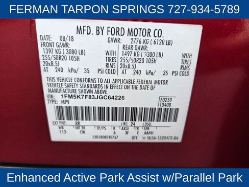 Used 2018 Ford Explorer Limited w/ Equipment Group 301A image 23