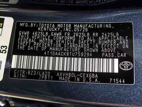 New 2026 Toyota Camry XLE FWD image 24
