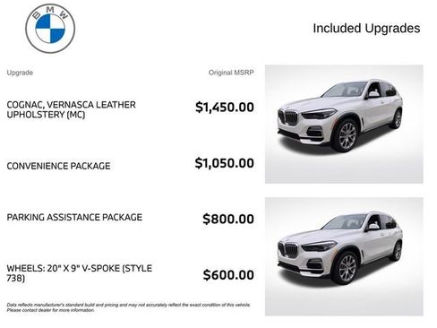 Used 2021 BMW X5 xDrive40i w/ Convenience Package AWD/4WD image 3