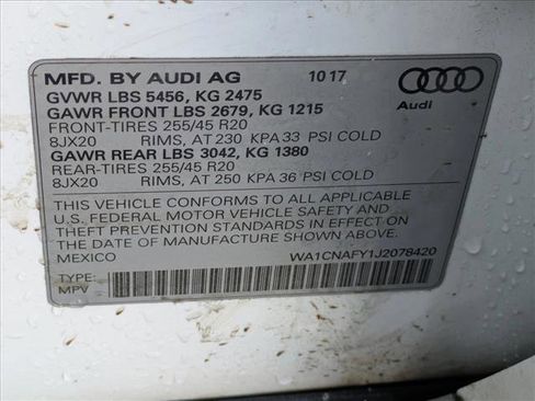 Used 2018 Audi Q5 Prestige w/ Prestige Package AWD/4WD image 15