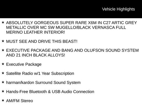 Used 2015 BMW X6 M image 5