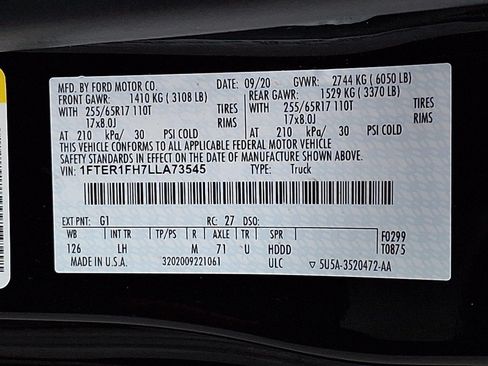 Used 2020 Ford Ranger XLT w/ Trailer Tow Package AWD/4WD image 27