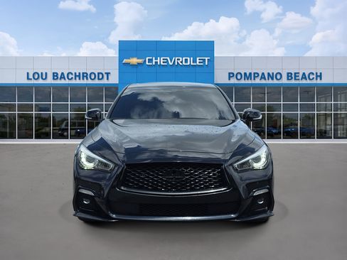 Used 2023 INFINITI Q50 Red Sport 400 w/ Black Opal Edition RWD image 2