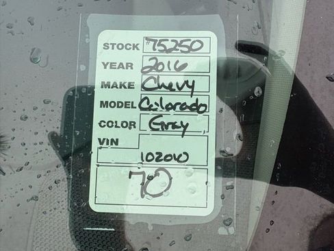 Used 2016 Chevrolet Colorado W/T w/ WT Convenience Package image 34