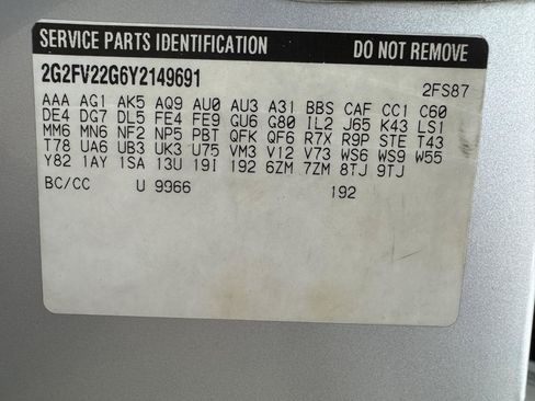 Used 2000 Pontiac Firebird Formula RWD image 42