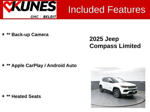 Used 2025 Jeep Compass Limited AWD/4WD image 2