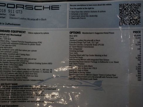 Used 2018 Porsche 911 GT3 image 14