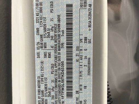 New 2026 Ford F150 XLT AWD/4WD image 16