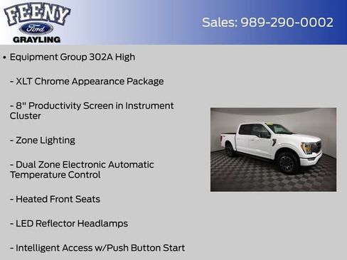 Certified 2023 Ford F150 XLT w/ Equipment Group 302A High AWD/4WD image 12