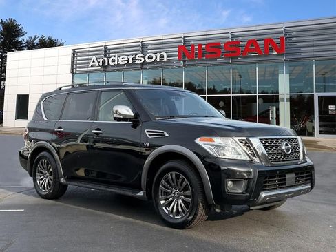 Used 2018 Nissan Armada Platinum w/ Captain Seat Package image 1