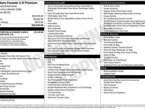 Used 2017 Subaru Forester 2.5i Premium image 10